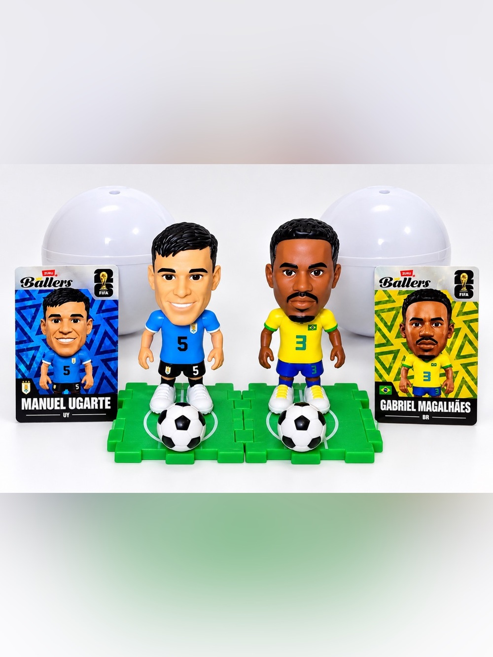 ZURU Ballers FIFA 26 Gabriel Magalhães Brazil & Manuel Ugarte Uruguay 2 Figure